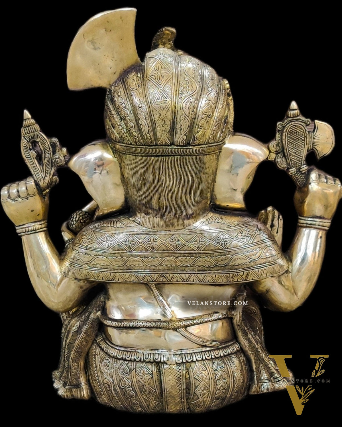 Pagadi Ganesha Brass idol 21 inches