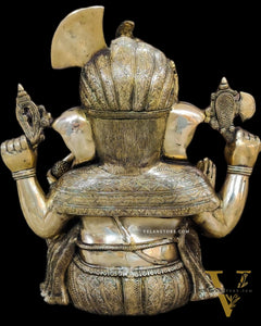 Pagadi Ganesha Brass idol 21 inches