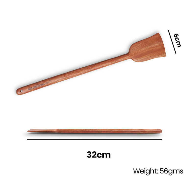 100% Natural Neem Wood Cooking & Serving Spoons/Spatula/Ladles, Set of 6, Toxin-free, Anti-microbial