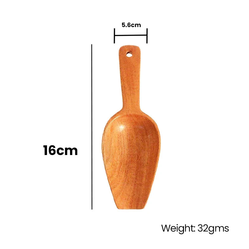 Neem Wood Scoop Spoon (Flour Spoon | Grain Measuring spoon)