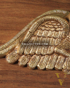 Pair of Brass Parrots wall hanging