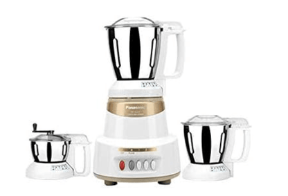 Panasonic MX-AV325MG 600w 3 Jar Mixer Grinder (Marble Gold)