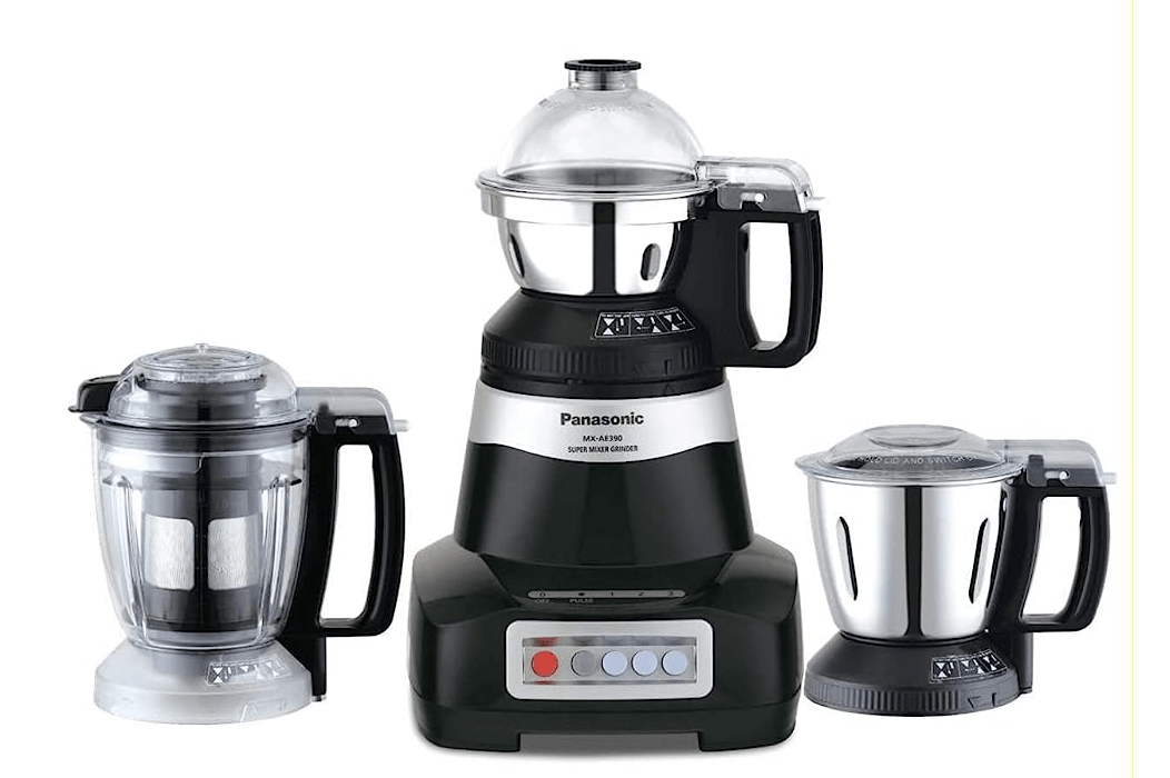 Panasonic MX-AE390 (Black) Monster Super Mixer Grinder 750W With 3 Jar