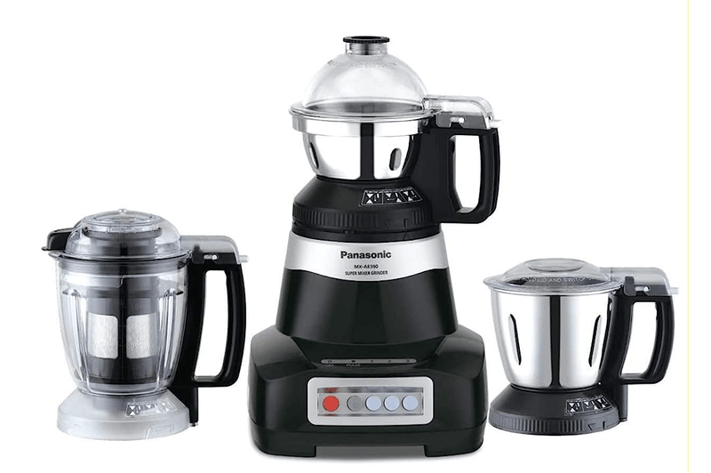 Panasonic MX-AE390 (Black) Monster Super Mixer Grinder 750W With 3 Jar-1