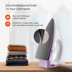 Panache Plus Non-Stick Weillburger-Coated Soleplate Dry Iron