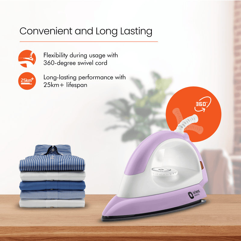 Panache Plus Non-Stick Weillburger-Coated Soleplate Dry Iron