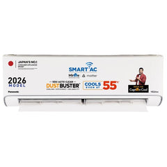 Panasonic 1.5 Ton 3 Star Inverter Split AC | Copper Condenser | 8-in-1 Convertible | PM 0.1 Filter | 4-Way Swing | Wi-Fi & Voice Control (CSEU18CKY3XFMH, 2026 Model)