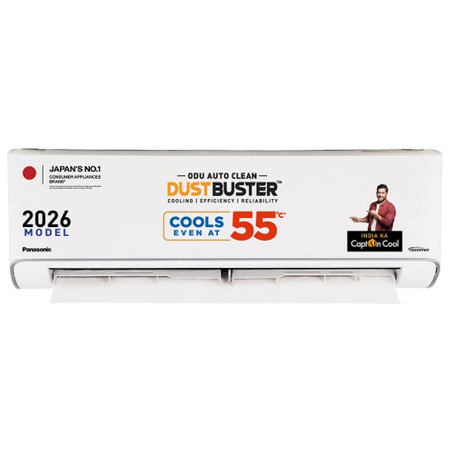 Panasonic 1.5 Ton 5 Star Inverter Split AC | Copper Condenser | 8-in-1 Convertible | PM 0.1 Filter | 4-Way Swing (CSEU18CKY5XF, 2026 Model)