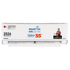 Panasonic 2 Ton 5 Star Inverter Split AC | Copper Condenser | 8-in-1 Convertible | PM 0.1 Filter | 4-Way Swing | Wi-Fi & Voice Control (CSEU24CKY5FM, 2026 Model)