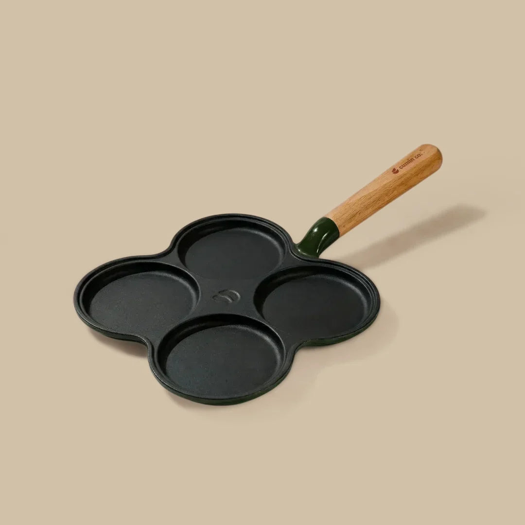 No. 8 Enamel Cast Iron Pancake Pan