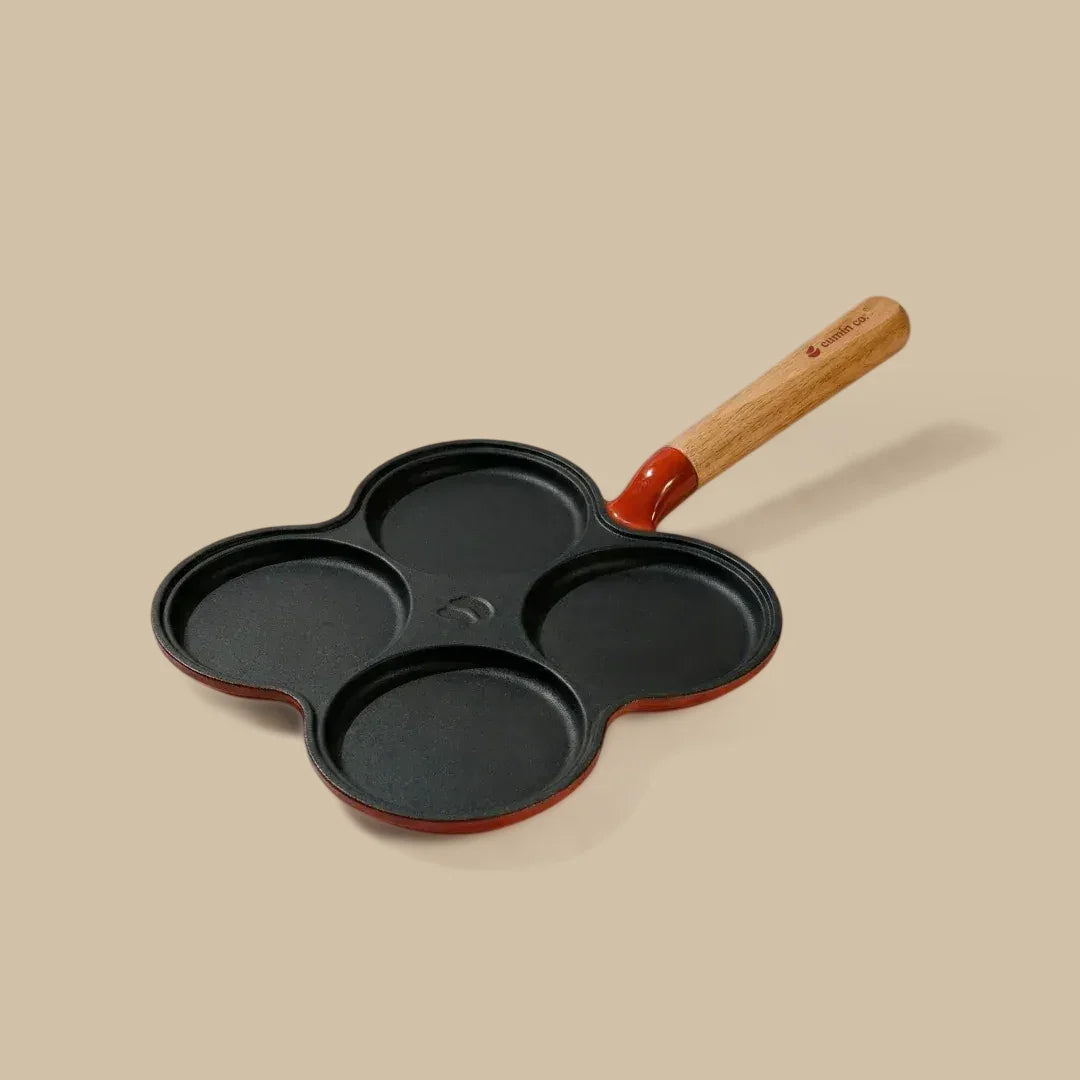 No. 8 Enamel Cast Iron Pancake Pan