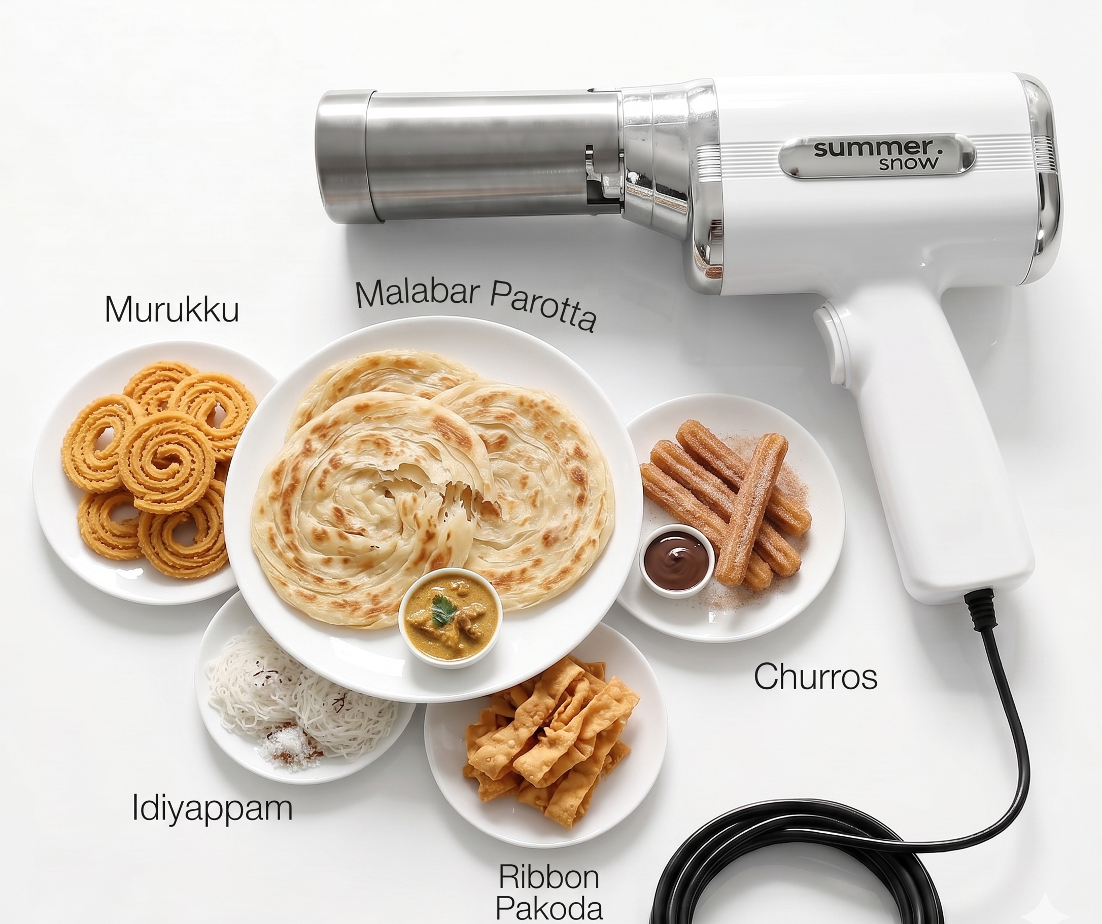 Parotta Maker (Machine+10 Molds)