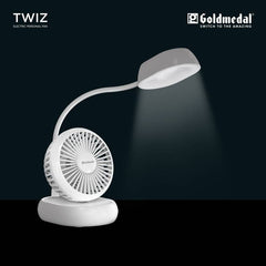Goldmedal Twiz PCS651504DMNWH Rechargeable Fan-5