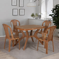 Nilkamal Shahenshah Kross 4 Seater Dining Set