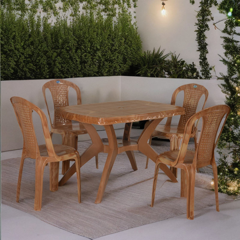 Nilkamal Shahenshah Kross 4 Seater Dining Set