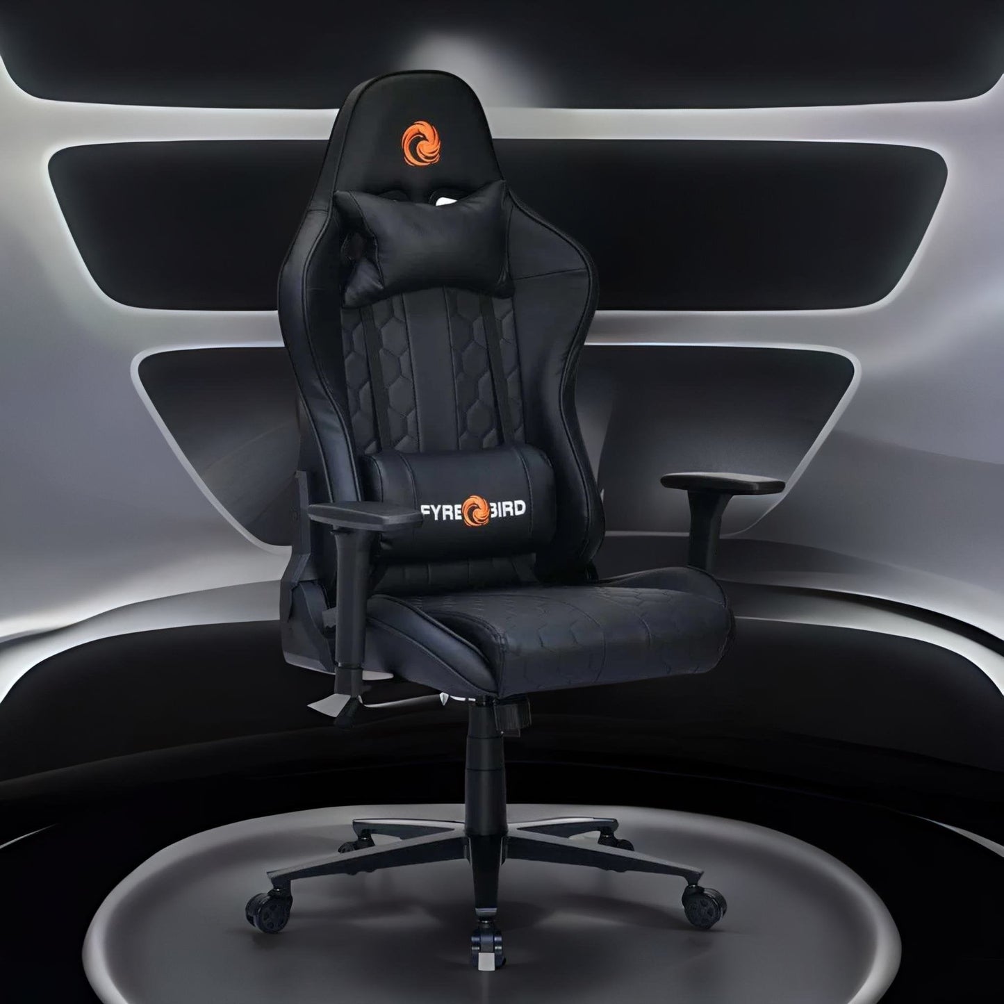 Nilkamal Fyrebird Canophy Gaming Chair (Black)