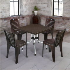 Nilkamal Orchid 1 + 4 Chair Dining Set