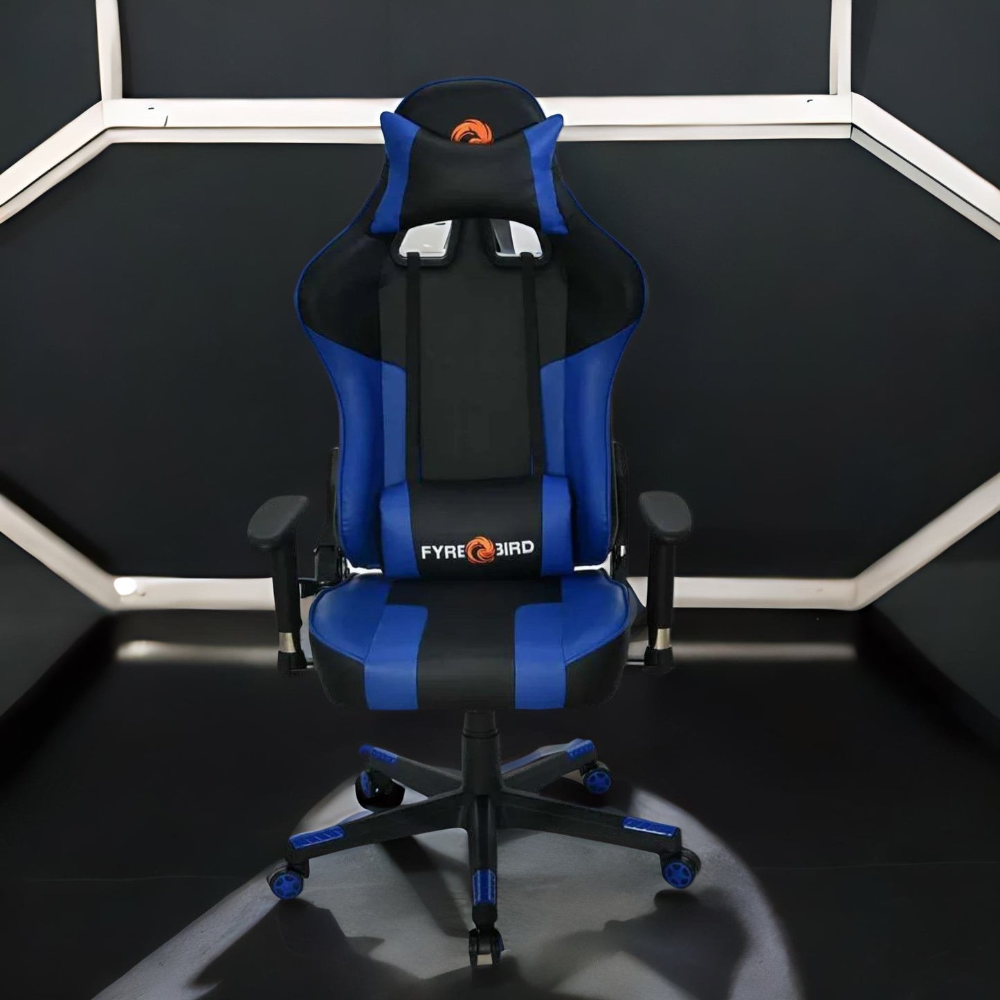Nilkamal Fyrebird Bosco Gaming Chair (Black / Blue)
