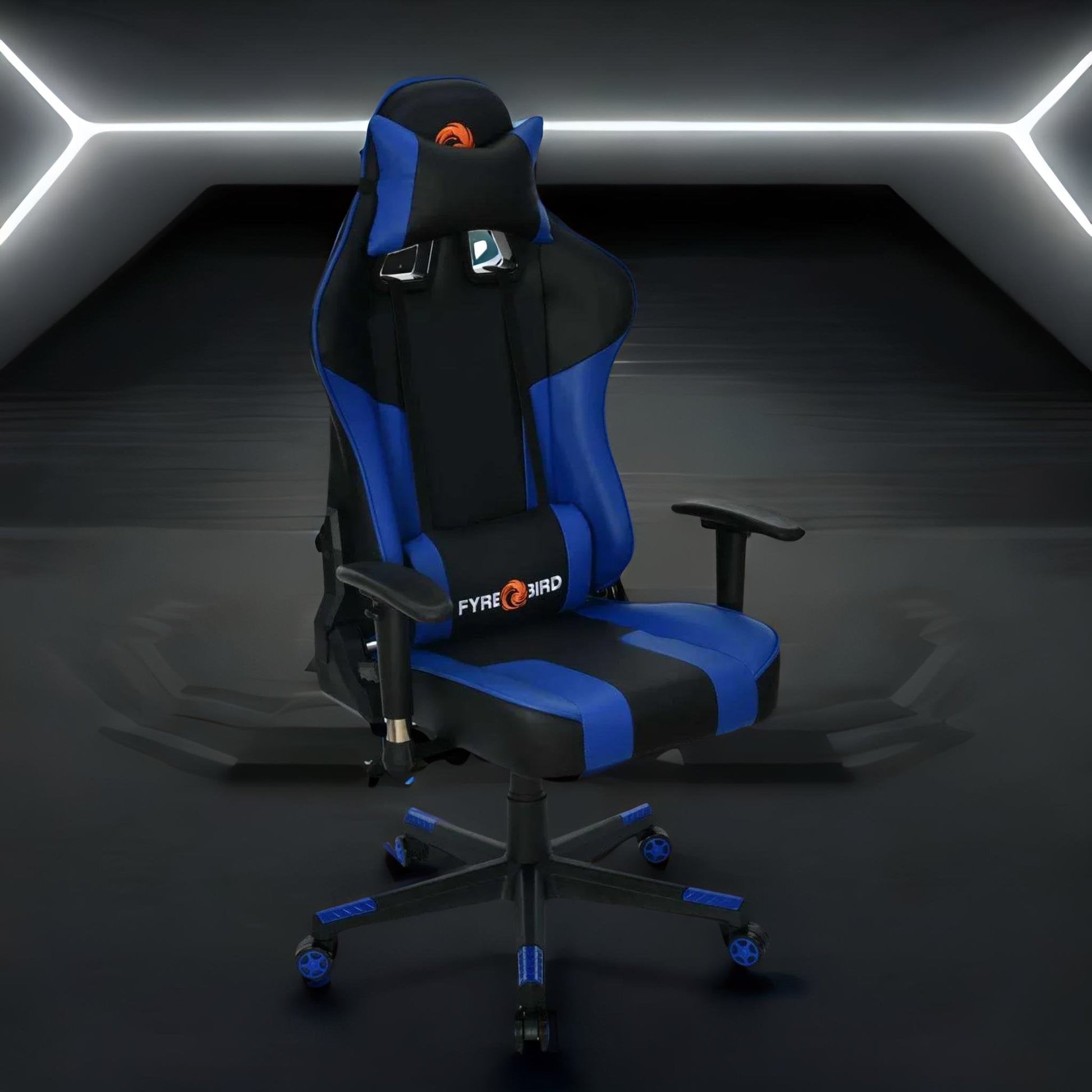 Nilkamal Fyrebird Bosco Gaming Chair (Black / Blue)