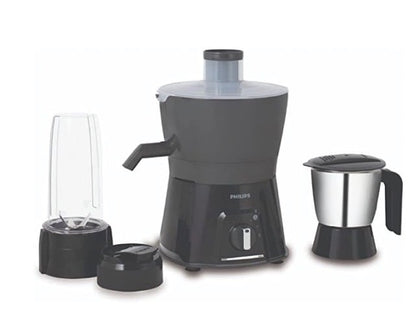 Philips HL7579/00 600W Juicer Mixer Grinder with 1 Nutri Juicer jar, 1 Blend &amp; Carry Jar &amp; 1 SS Multipurpose Jar