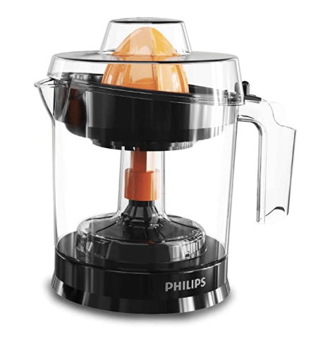 PHILIPS Citrus Press Juicer HR2799/00, Black &amp; Transparent, Large