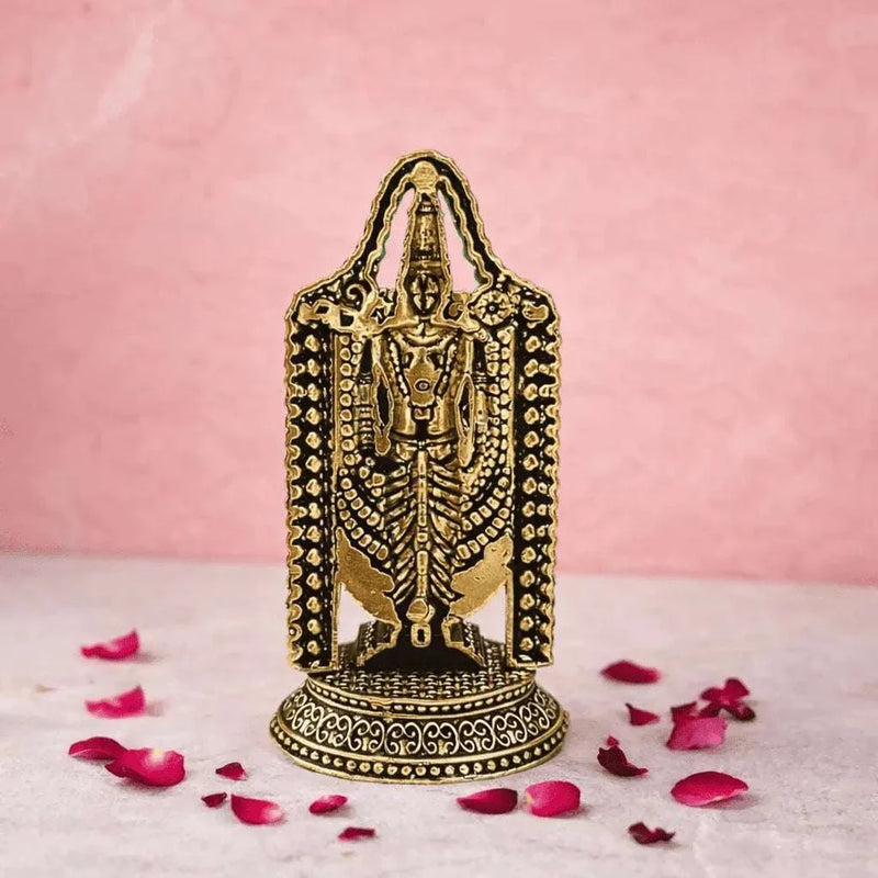 Brass Tirupati Balaji/Venkateshwar lightweight Idol