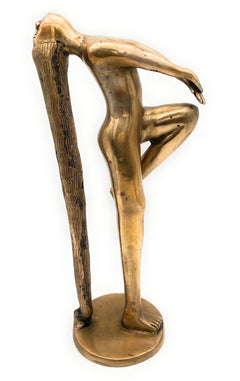 Bhunes Brass Modern Art | Arts | Brass Awards | Brass Trophy | Brass Lady | Home Decor| Decoratives,Gold, 14.5 Inch, 1 Piece