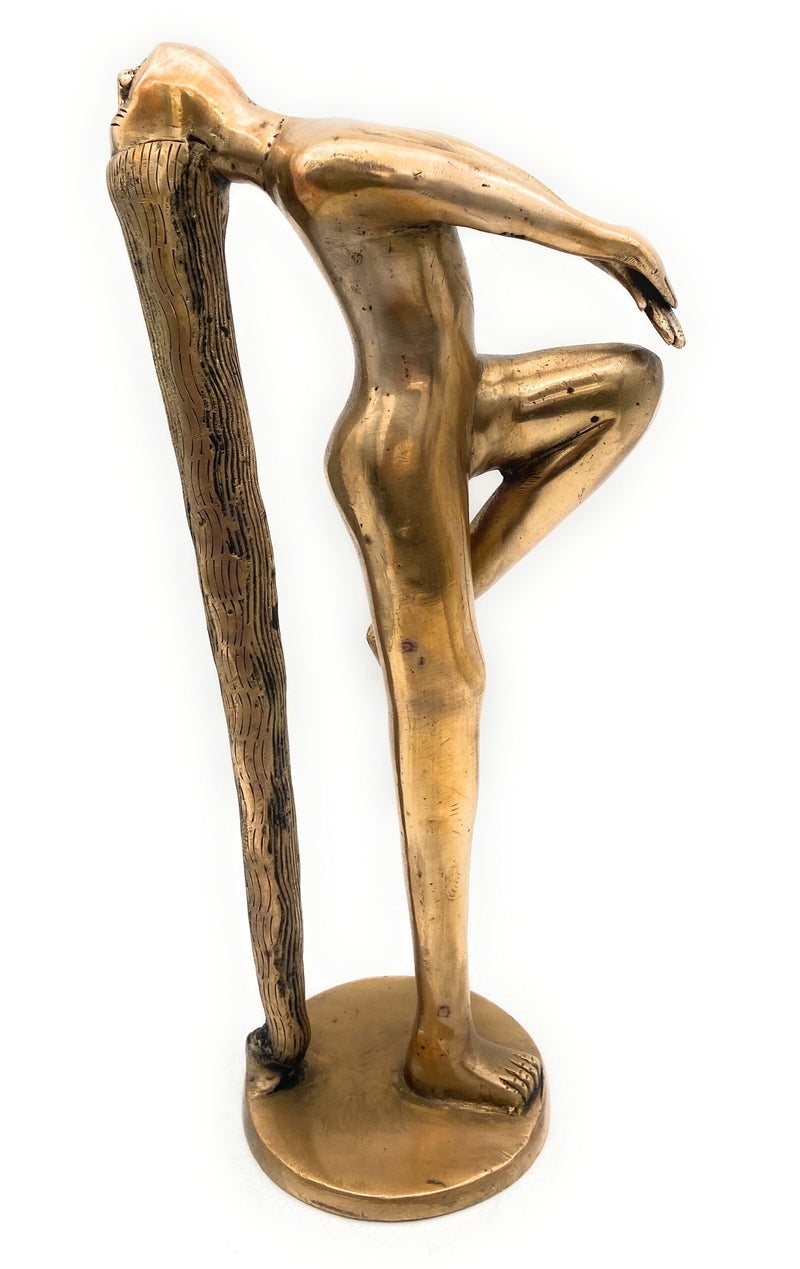 Bhunes Brass Modern Art | Arts | Brass Awards | Brass Trophy | Brass Lady | Home Decor| Decoratives,Gold, 14.5 Inch, 1 Piece