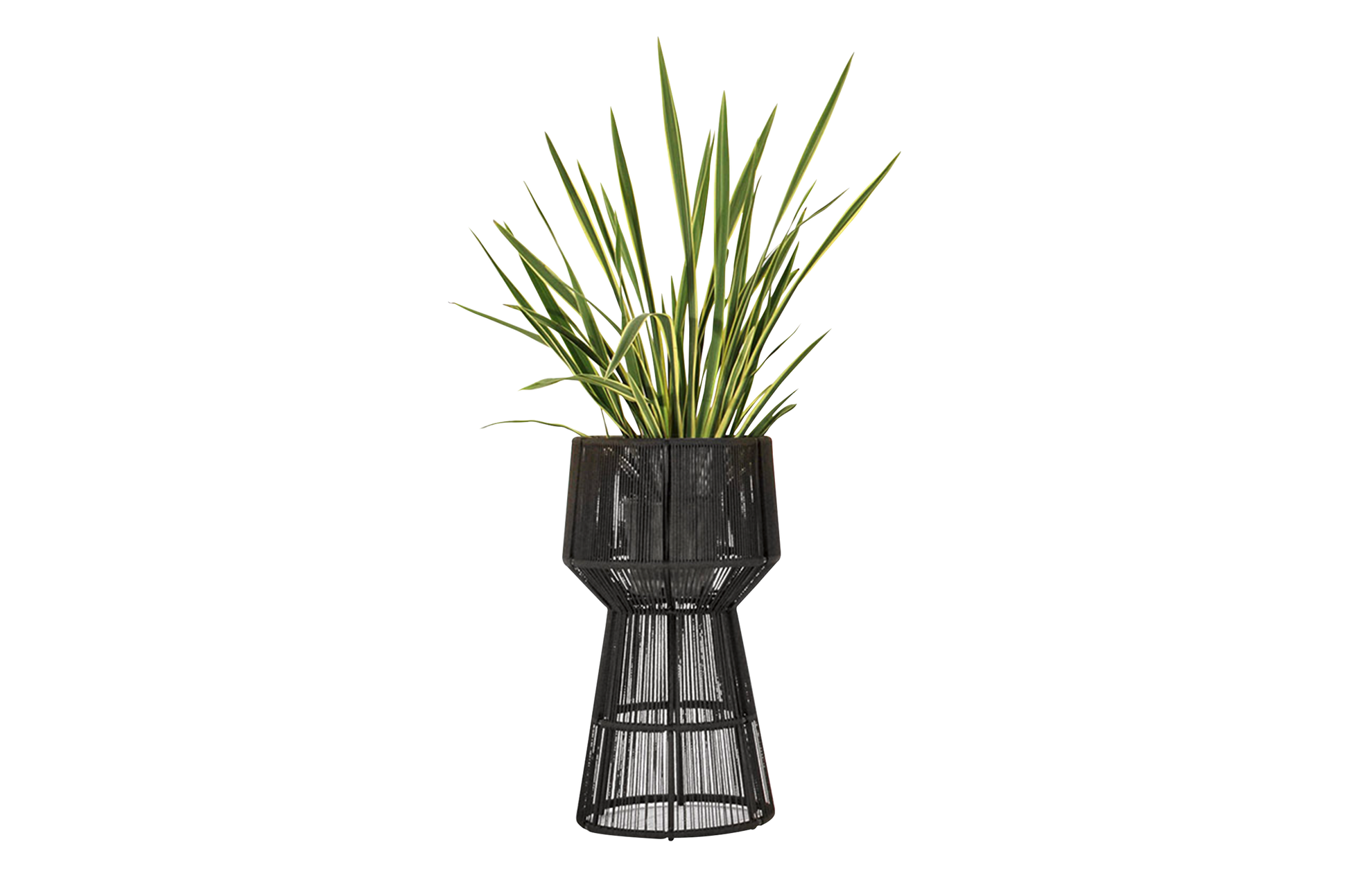 Petit Outdoor Planter For Garden, Balcony Braided & Rope