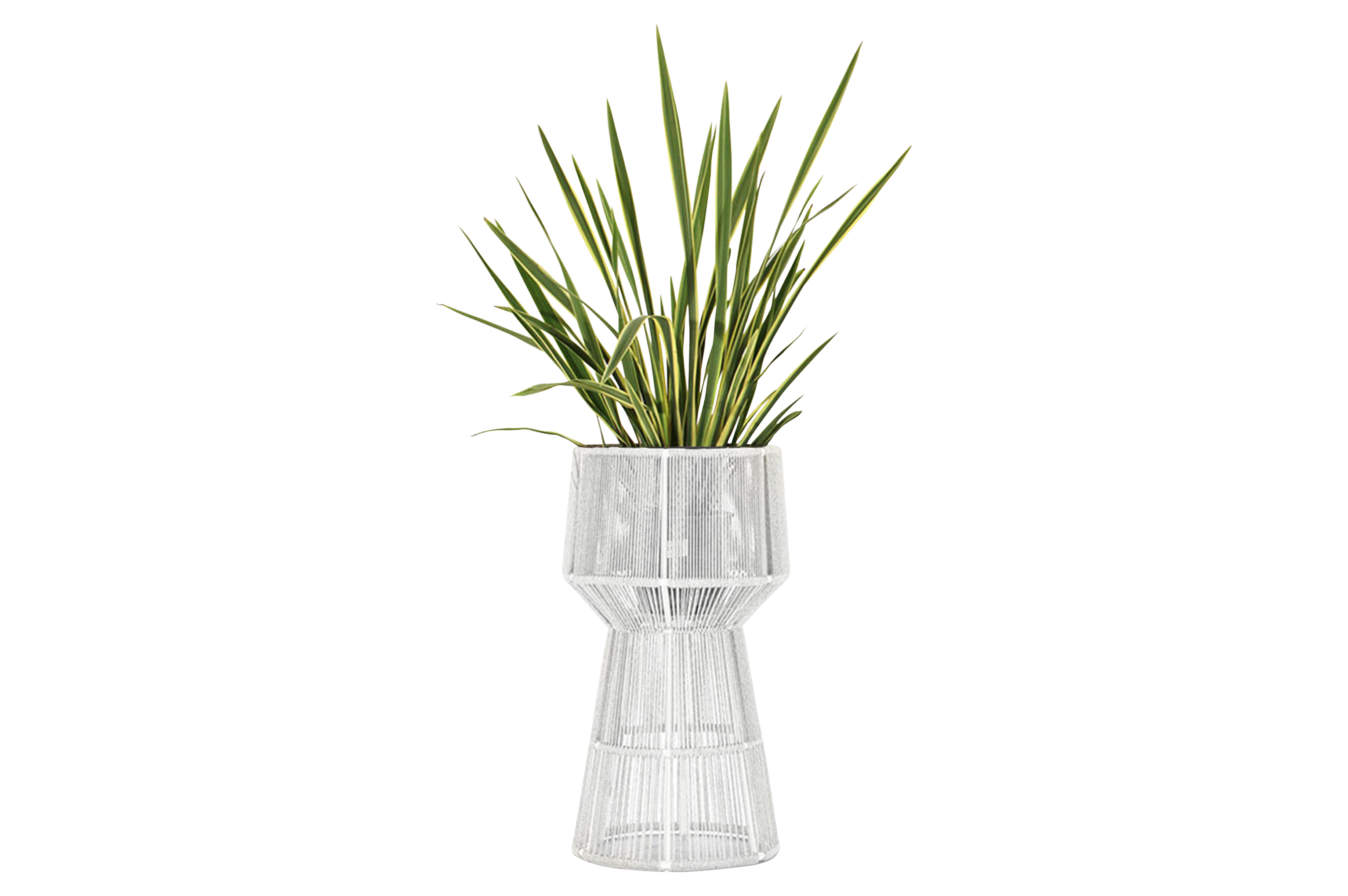 Petit Outdoor Planter For Garden, Balcony Braided & Rope