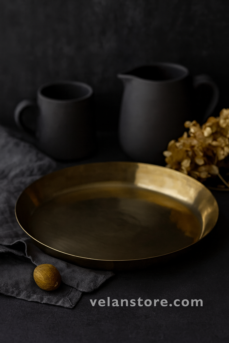 Kansa Dinner Plate / Bell Metal Plate-1