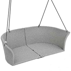 Portin Double Seater Hanging Swing Without Stand For Balcony , Garden Swing (Grey)
