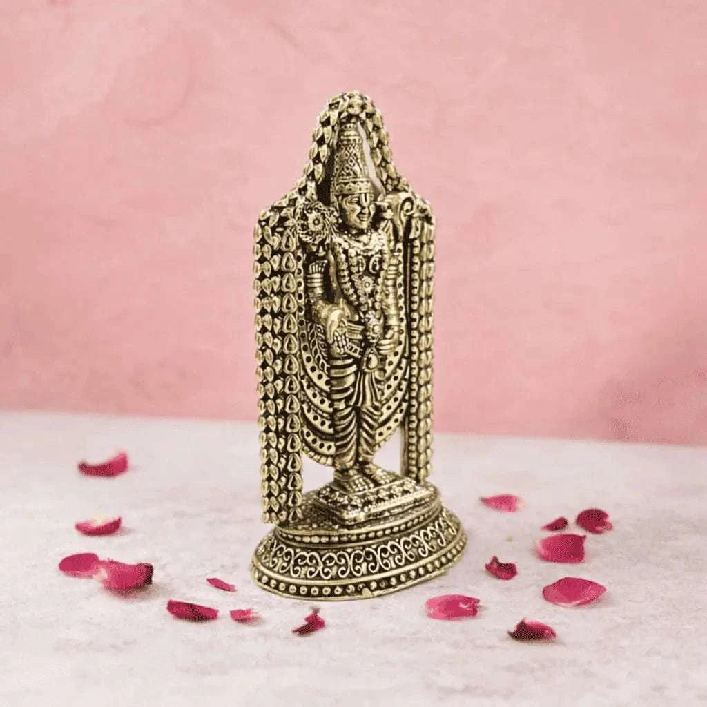 Brass Tirupati Balaji/Venkateshwar lightweight Idol