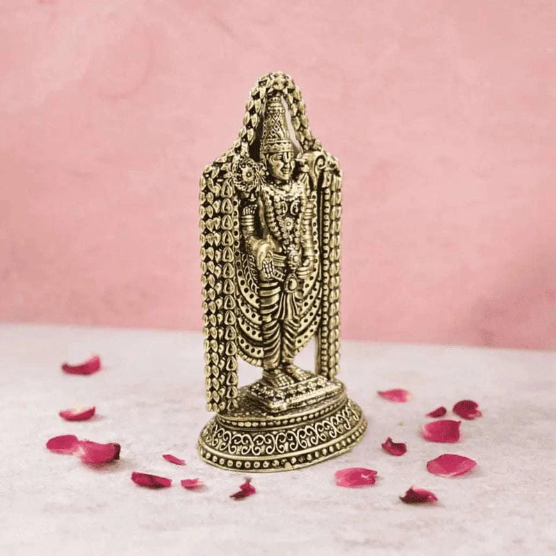 Brass Tirupati Balaji/Venkateshwar lightweight Idol