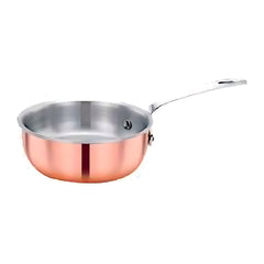 Pradeep Mini Tri-Ply Copper Casserole with Long Handle (Serving)-1