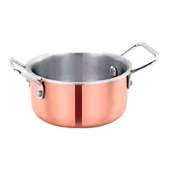 Pradeep Mini Tri-Ply Copper Casserole with Twin Handles (Serving)-1