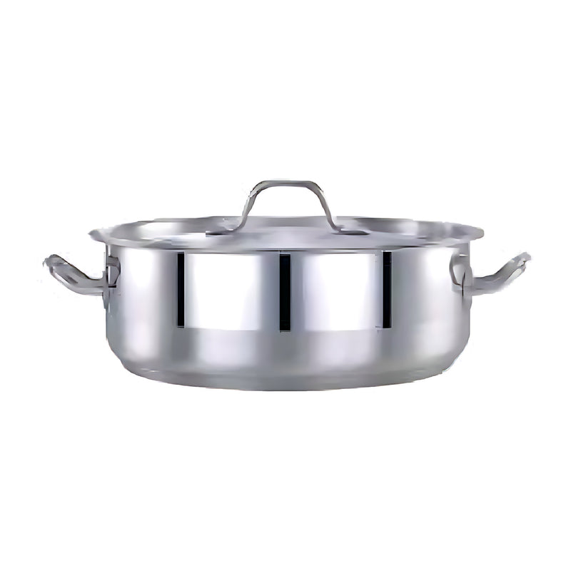 Pradeep Stainless Steel Casserole Low (Cook Pot Low) – Encapsulated Base, NSF-2