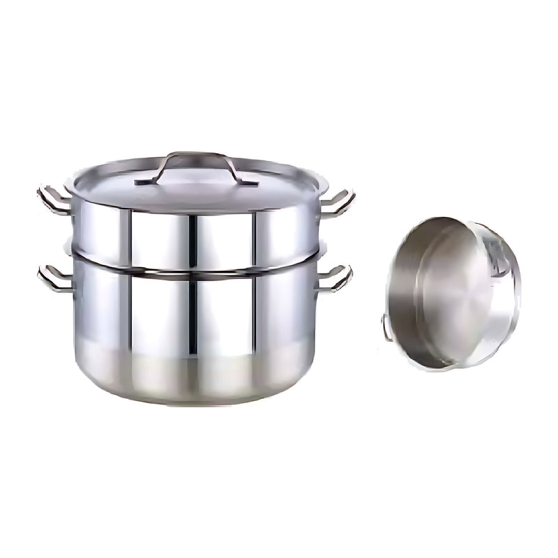 Pradeep Stainless Steel Cook Pot with Steamer / Strainer Insert – NSF-2