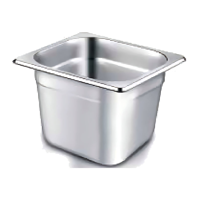 Pradeep Stainless Steel Gastronorm Pan GN 1/6 – 176 × 162 mm, NSF-1