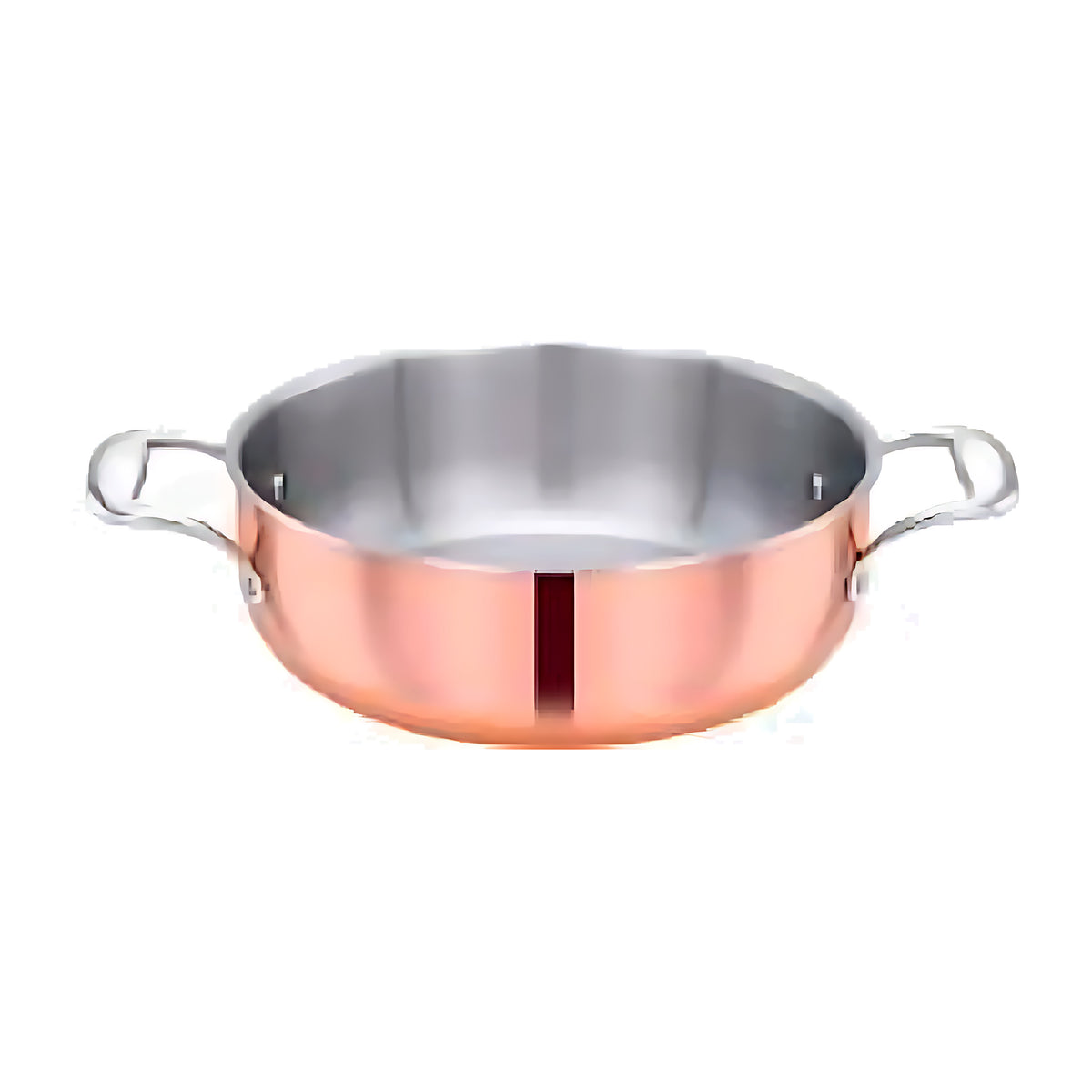 Pradeep Tri-Ply Copper Casserole Pot with Twin Handles-1