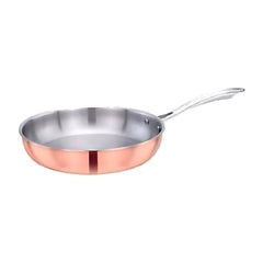Pradeep Tri-Ply Copper Fry Pan with Long Handle-1