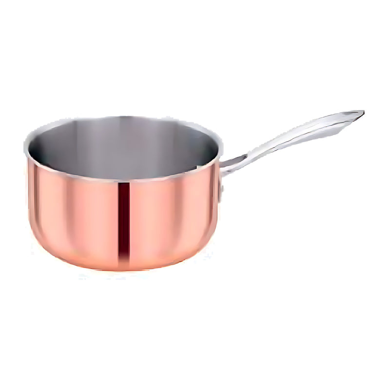 Pradeep Tri-Ply Copper Saucepan with Long Handle-1