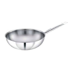 Pradeep Tri-Ply Stainless Steel Conical Pan (Wok Style)-1