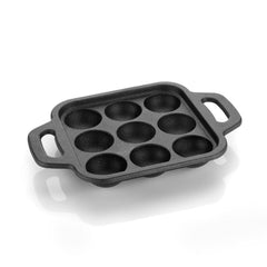 Praylady Cast Iron Paniyarkal Square 9 Pits