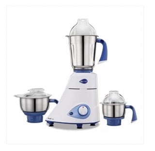 Preethi Blue Leaf Gold MG 150 Mixer Grinder 750 watt, 3 Jars, White