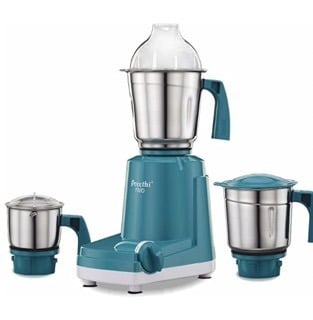 Preethi Trio mixer grinder 500 watt 3 Jars, transparent, Medium (Trio MG 158)