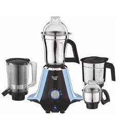 Preethi Taurus Star MG-260 Mixer Grinder, 1000 Watt, Blue/Black, 4 Jars - Super Extractor Juicer Jar, 2 Yr Product Guarantee & Lifelong Free Service (Plastic)-1