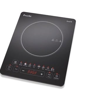 प्रीति एक्सेल प्लस 117 1600-वाट इंडक्शन कुकटॉप (काला) 