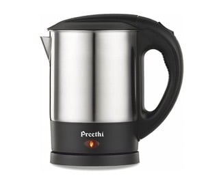 Preethi Armour EK707 1-Liter Electric Kettle (Steel/Black)