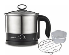Preethi Armour Multi Utility EK708 1.2-Litre Electric Kettle (Steel/Black)-1